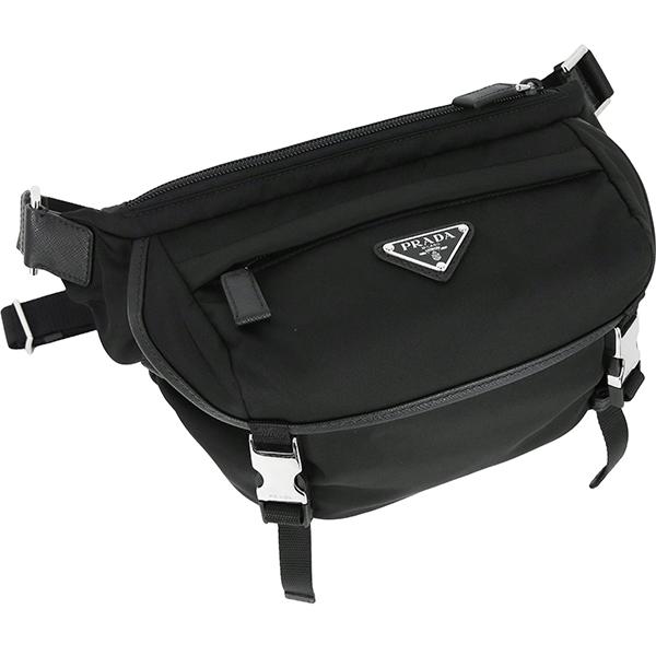 【美品】PRADA プラダ ショルダーバッグ ナイロン×サフィアーノレザー PRADA（プラダ） ショルダーバッグ Re-Nylon サフィアーノレザー