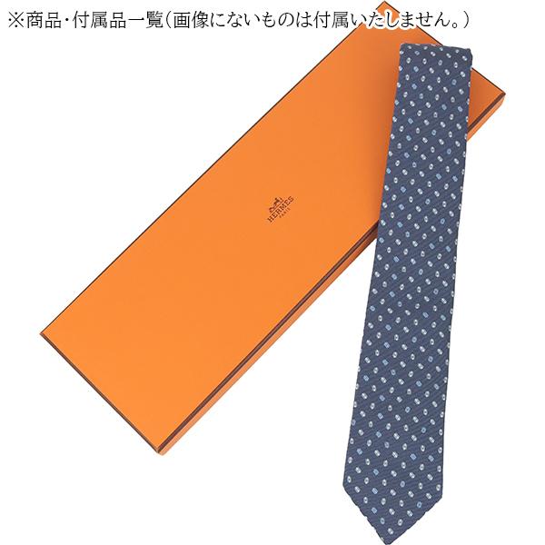 HERMES（エルメス） ネクタイ ヘヴィシルクタイ 7cm H ペガサスポップ
