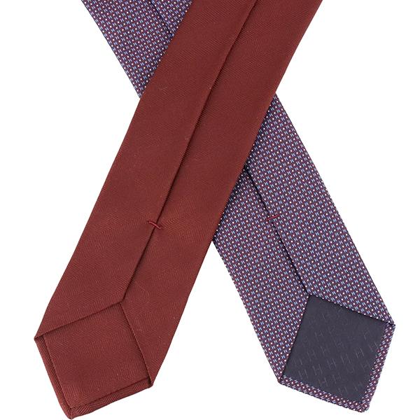 エルメス シルク ネクタイ ダブル 6 タイ シェヴロン & ピコリーノ  