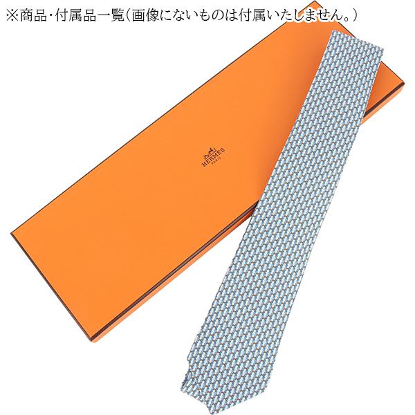 HERMES（エルメス） ネクタイ クラヴァット シルクツイルタイ 7cm H