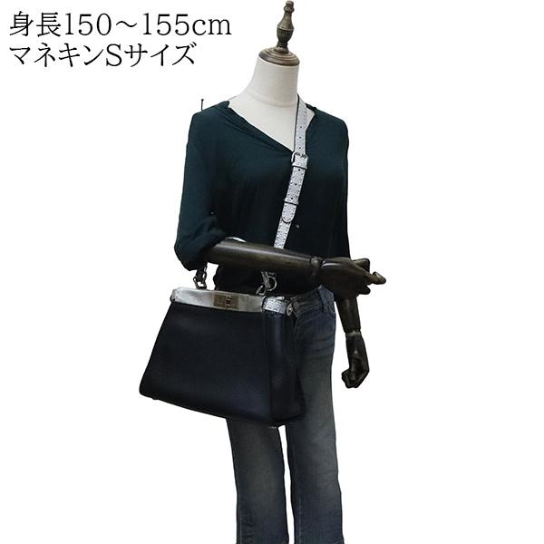 極美品✨フェンディ ピーカブー ミディアム ハンドバッグ カーフスキン ブラック PEEKABOO フェンディ ピーカブー ミディアム セレリア ハンドバッグ