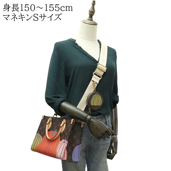 ルイヴィトン LOUIS VUITTON トートバッグ ショルダーバッグ レディース M46467 オンザゴー PM モノグラム パンプキン 1786｜brand-across｜14