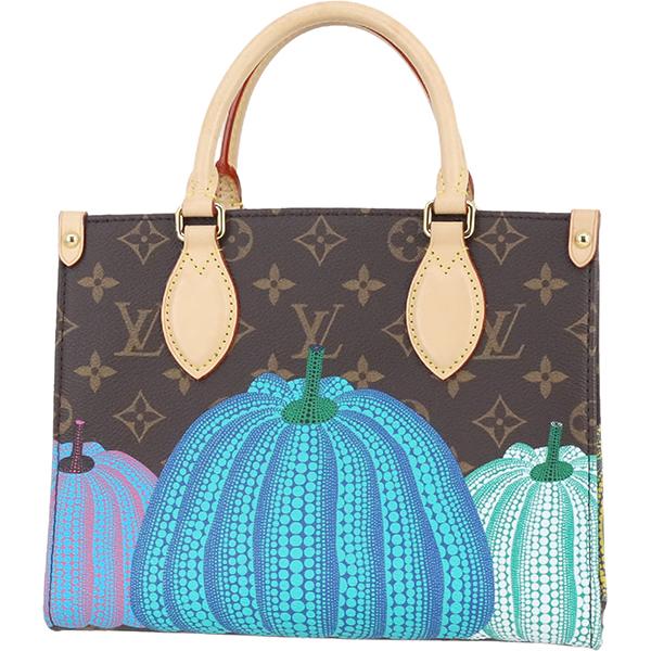 ルイヴィトン LOUIS VUITTON トートバッグ ショルダーバッグ レディース M46467 オンザゴー PM モノグラム パンプキン 1786｜brand-across｜02