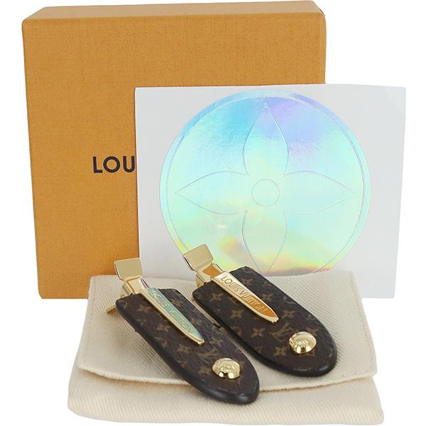 LOUIS VUITTON（ルイ・ヴィトン） ヘアクリップ セット MNG フラット