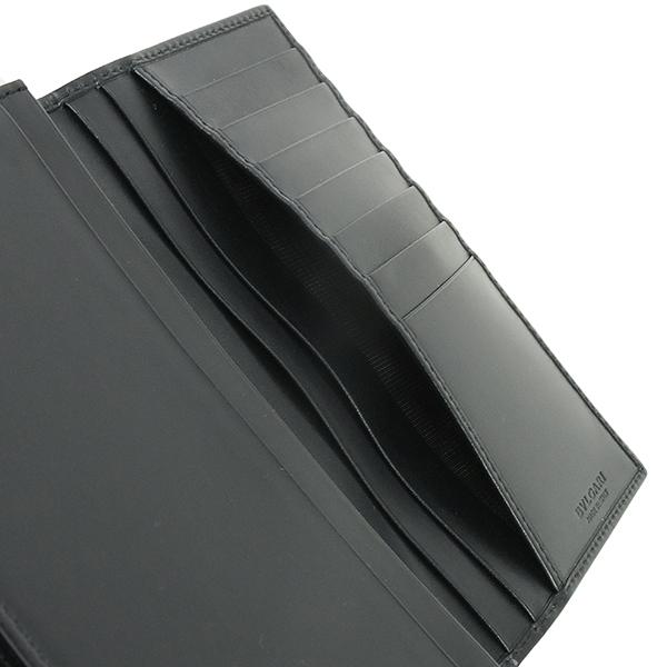 BVLGARI（ブルガリ） 二つ折り長財布 ウォレット 32447 グレー ピンク