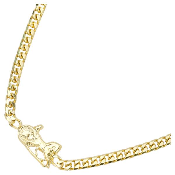 セリーヌ ネックレス ロング 馬車モチーフ アニマル GP ゴールド 喜平 ユニセックス 2720 | CELINE