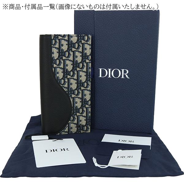 ディオール 長財布 サドル バーティカル ロングウォレット オブリークキャンバス 3012の画像