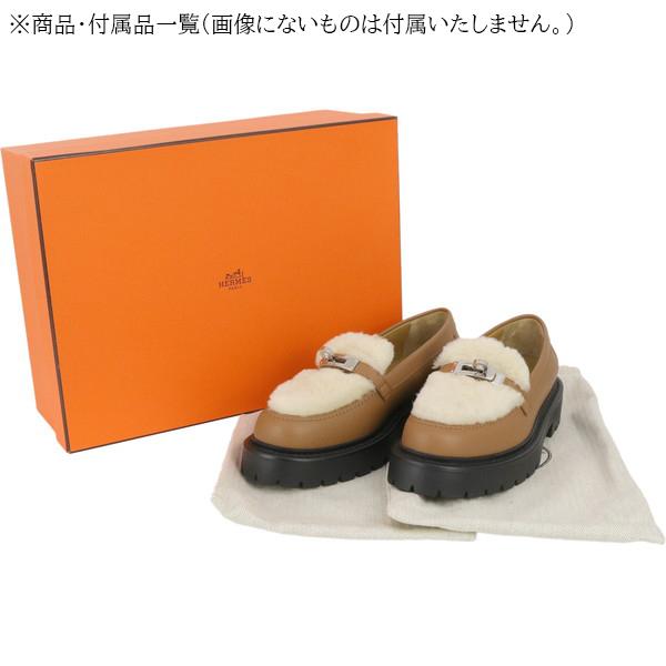 HERMES エルメス モカシン アイコン ロンファー カーフレザー HERMES エルメス モカシン アイコン ロンファー カーフレザー