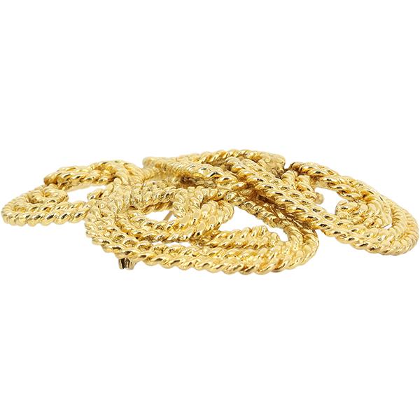 CHANEL シャネル ブローチ ココマーク クローバー レディース メタル