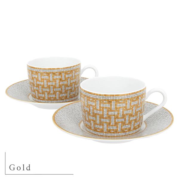 HERMES エルメス ティーカップ&ソーサー モザイク 24 Mosaique HERMES エルメス ティーカップ&ソーサー モザイク 24 Mosaique
