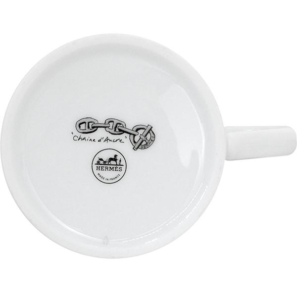 エルメス HERMES マグカップ Chaine d'Ancre platinum mug シェーヌダンクル プラチナ マグ 3226｜brand-across｜04