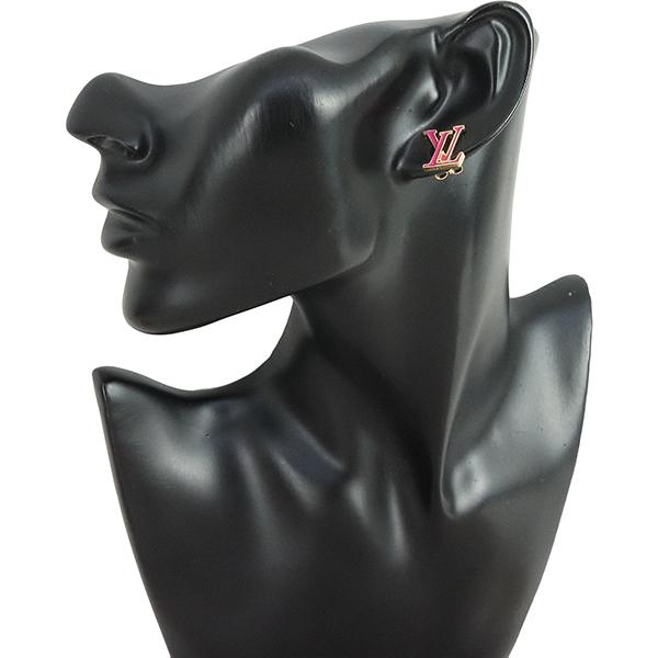LOUIS VUITTON（ルイ・ヴィトン） ピアス LVアイコニック エナメル