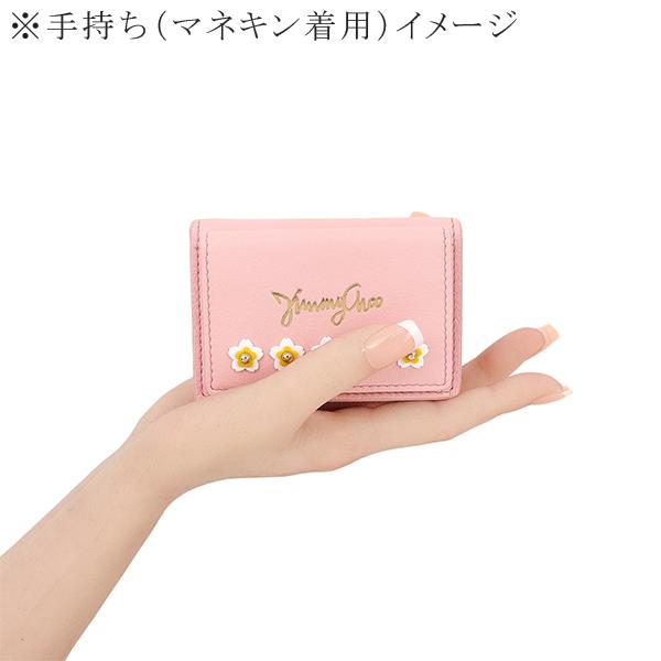 JIMMY CHOO ジミーチュウ 財布 三つ折り NEMO ネモ フラワー JIMMY CHOO ジミーチュウ 財布 三つ折り NEMO ネモ フラワー