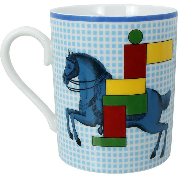 HERMES（エルメス） マグカップ カヴァリエ アン フォルム ブルー 