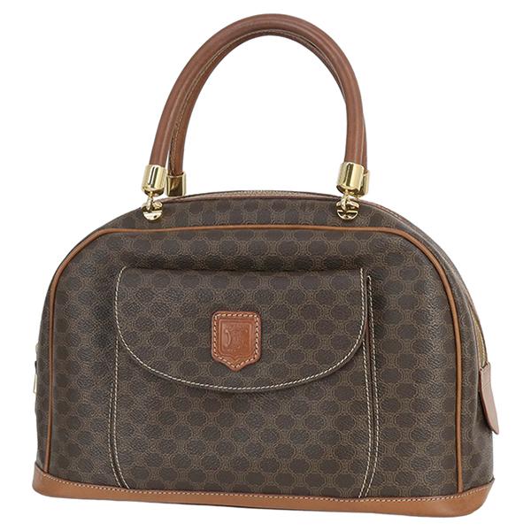 セリーヌ ハンドバッグ マカダム PVCキャンバス レディース メンズ ブラウン 37999 | CELINE