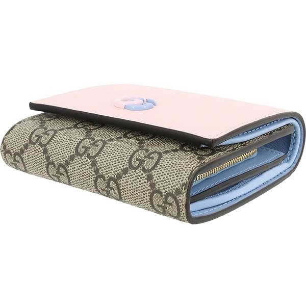 GGキャンバス グッチ 二つ折り財布 ダブルG ミディアム ウォレット GG