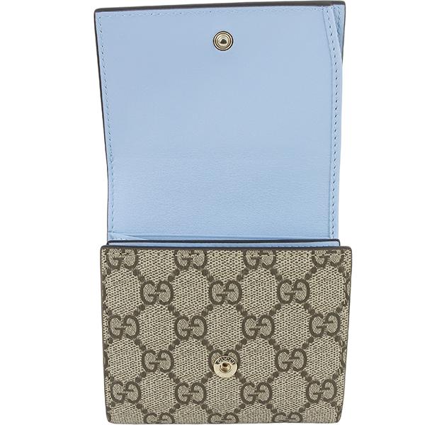 GGキャンバス グッチ 二つ折り財布 ダブルG ミディアム ウォレット GG