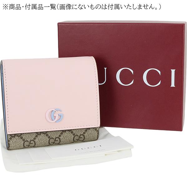 GGキャンバス グッチ 二つ折り財布 ダブルG ミディアム ウォレット GG