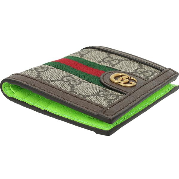 GG グッチ 財布 二つ折り 二つ折りウォレット オフディア GGスプリーム