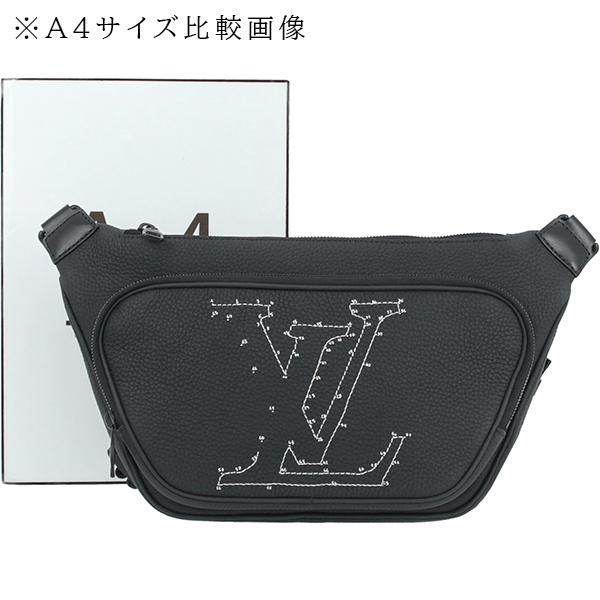 ルイヴィトン LOUIS VUITTON ボディバッグ ウエストポーチ メンズ  M56420 スリングバッグ LVステッチ 4019｜brand-across｜07