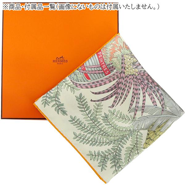 HERMES エルメス カレ 90 ダブルフェイス 画家たちの庭 シルク HERMES エルメス カレ 90 ダブルフェイス 画家たちの庭 シルク