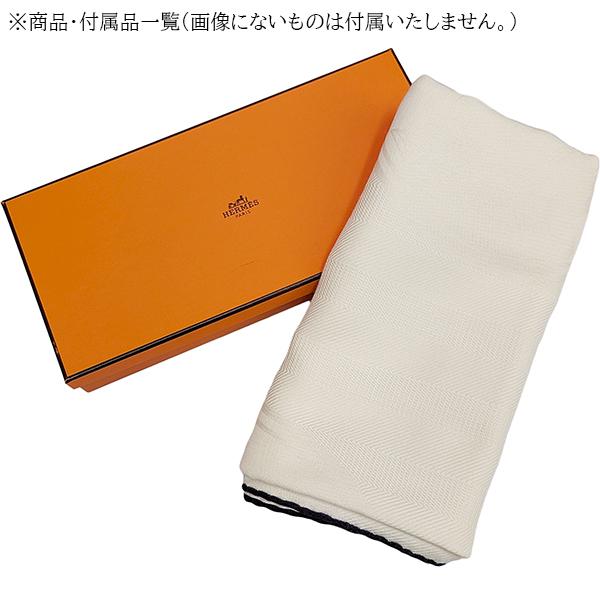 HERMES（エルメス） カレ110 スカーフ ニュー・リブリス イヴォワール