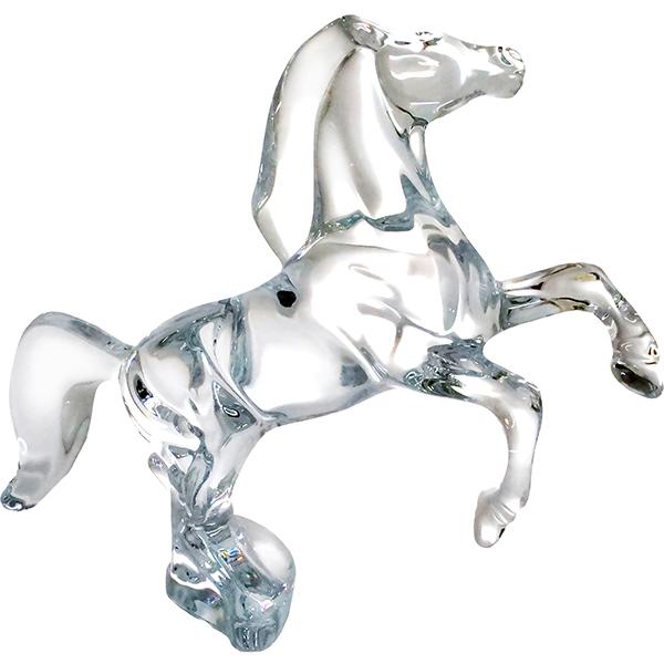 バカラ（Baccarat） フィギュリン いななく馬 クリスタルガラス 4115