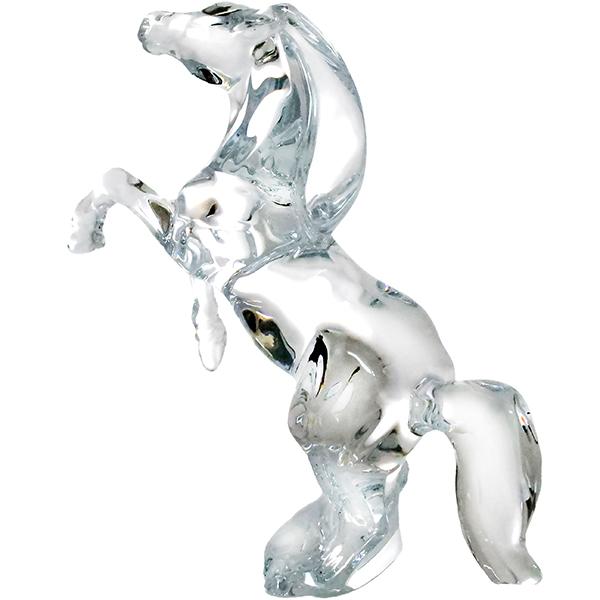 バカラ（Baccarat） フィギュリン いななく馬 クリスタルガラス 4115