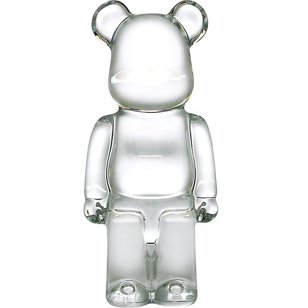 バカラ ベアブリック BE@RBRICK リフレクションズ クリスタルガラス 2個 セット 4116aの画像