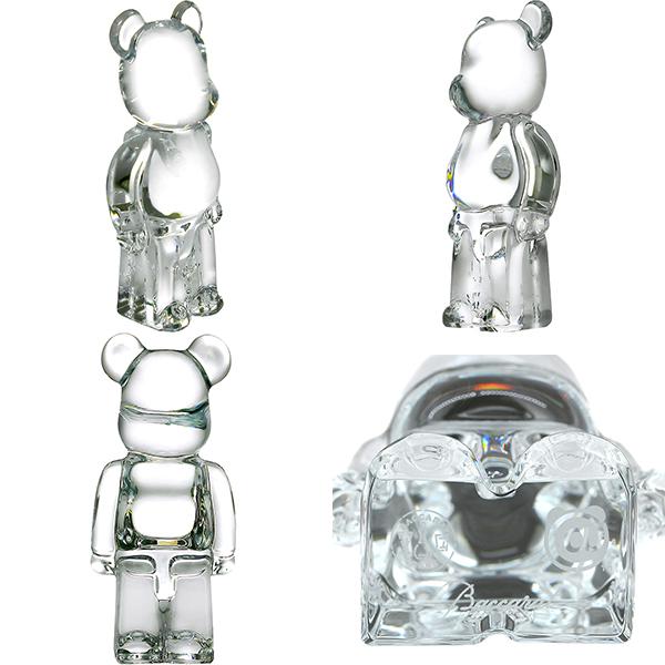 バカラ ベアブリック BE@RBRICK リフレクションズ クリスタルガラス 2個 セット 4116aの画像