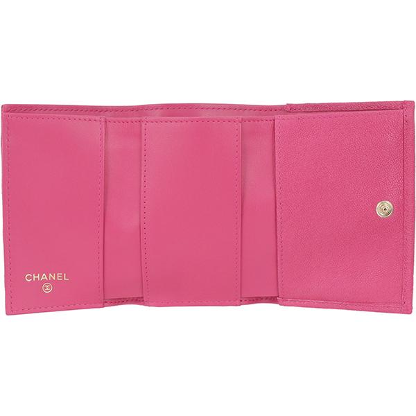 BOY CHANEL シャネル 財布 三つ折り ボーイシャネル CC キャビア BOY CHANEL シャネル 財布 三つ折り ボーイシャネル CC キャビア