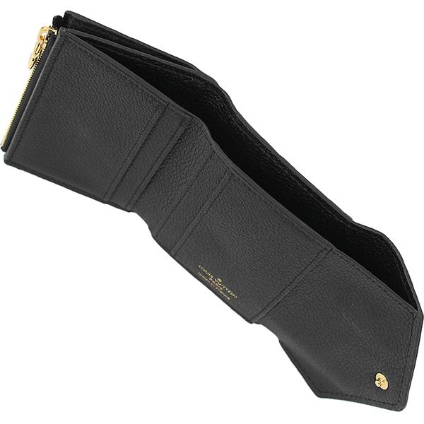 ルイヴィトン 三つ折り財布 モノグラム・アンプラント ポルトフォイユ・ゾエ M62935 黒 ルイヴィトン LOUIS VUITTON 三つ折り財布 アンプラント