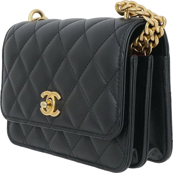 CHANEL シャネル ミニチェーンウォレット ショルダーバッグ CHANEL シャネル ミニチェーンウォレット ショルダーバッグ