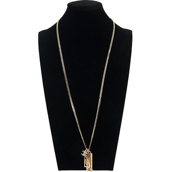 BOY CHANEL シャネル ネックレス CCロゴネックレス ゴールド 4193