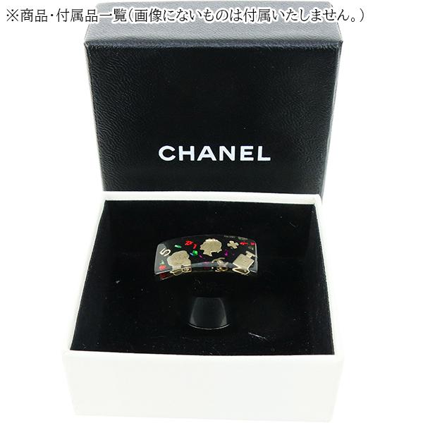 CHANEL（シャネル） リング マルチアイコン ブラック マルチカラー CC