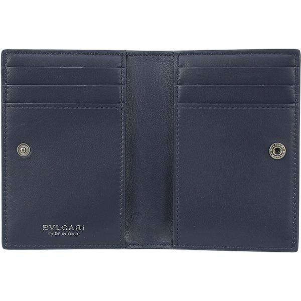 BVLGARI ブルガリ カードケース 二つ折りカードホルダー イン BVLGARI ブルガリ カードケース 二つ折りカードホルダー イン
