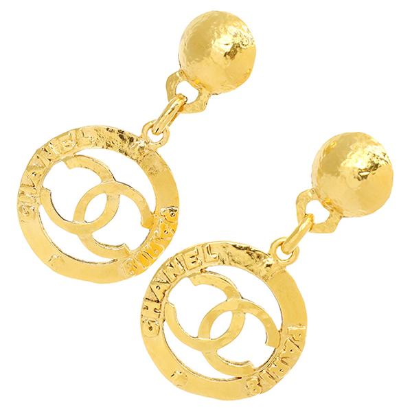 CHANEL シャネル イヤリング ココマーク ゴールド ヴィンテージ 4340 