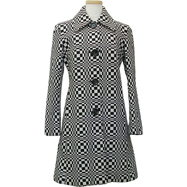 セリーヌ コート Sサイズ レディース ミディアムコート チェッカーボード 4345 | CELINE | 05