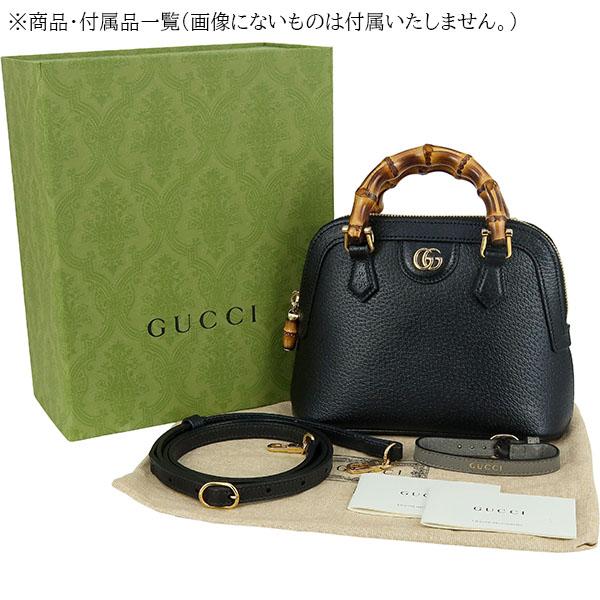 GUCCI グッチ ダイアナ　ハンドバッグ バンブー レザー　スエード　ブラック バンブー グッチ ハンドバッグ ダイアナ ミニバッグ ブラック 4416