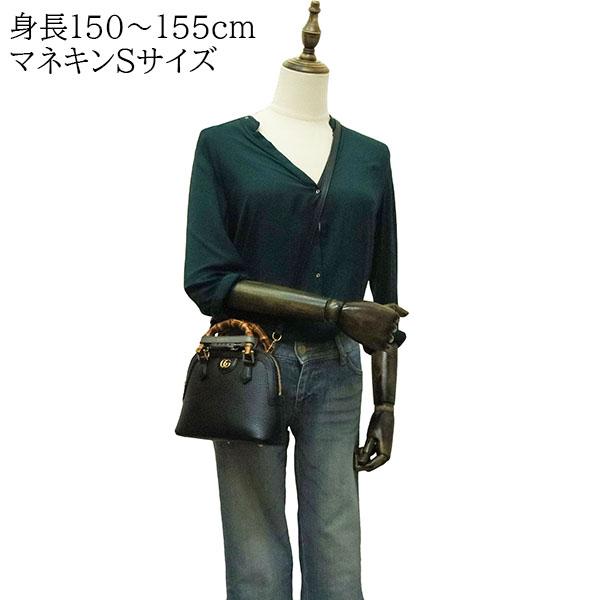 バンブー グッチ ハンドバッグ ダイアナ ミニバッグ ブラック 4416