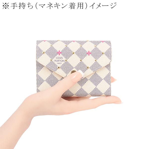 ルイヴィトン LOUIS VUITTON 三つ折り財布 ポルトフォイユヴィクトリーヌ ダミエ アズール 2色 4734｜brand-across｜12