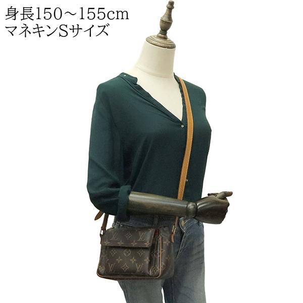 極美品ルイヴィトンモノグラムヴィバシテ PM ポシェットヌメ革焼け少