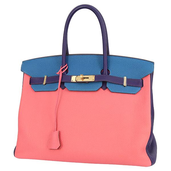 Birkin エルメス バーキン35 トゴ ローズリップスティック ミコノス