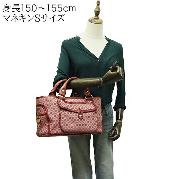 CELINE（セリーヌ） ハンドバッグ ブギーバッグ マカダム ピンク