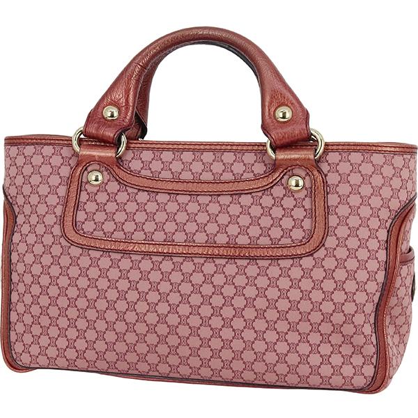 CELINE（セリーヌ） ハンドバッグ ブギーバッグ マカダム ピンク