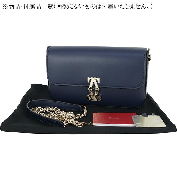 カルティエ ミニチェーンショルダーバッグ ネイビー Cドゥカルティエ 5482 | C DE CARTIER | 07