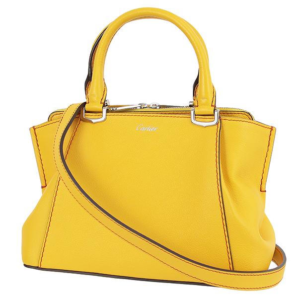 カルティエ ハンドバッグ ショルダーバッグ ミニCドゥカルティエ トリヨン ジョンキルイエロー 5484 | C DE CARTIER