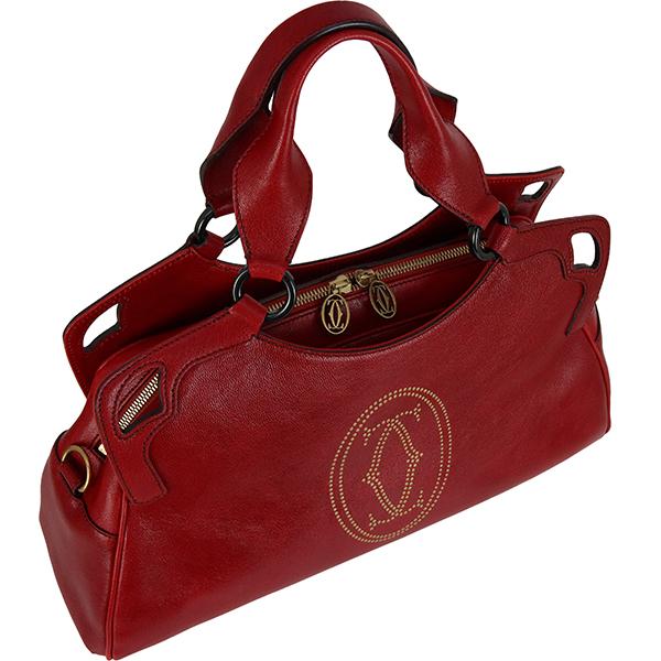 Cartier（カルティエ） ハンドバッグ マルチェロ 2WAYバッグ カーフ
