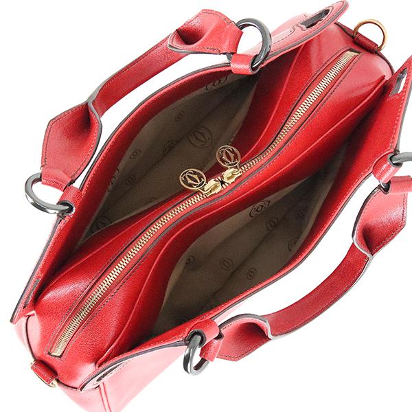 Cartier（カルティエ） ハンドバッグ マルチェロ 2WAYバッグ カーフ