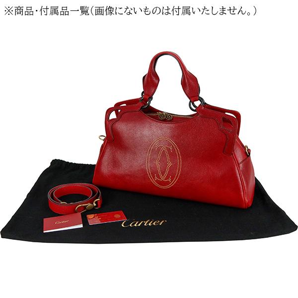 Cartier（カルティエ） ハンドバッグ マルチェロ 2WAYバッグ カーフ